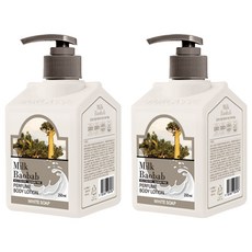 밀크바오밥 퍼퓸 바디로션 화이트솝, 250ml, 2개