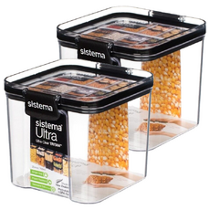 Sistema ULTRA 密封保鮮盒方形 700ml, 2個