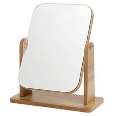 Cozy Well 木質方形迷你桌鏡 IP1001, 混合色