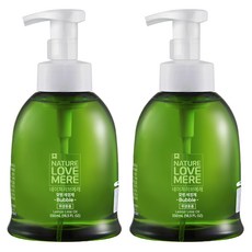 NATURE LOVE MERE 奶瓶清潔劑 泡沫型 檸檬香, 550ml, 2個