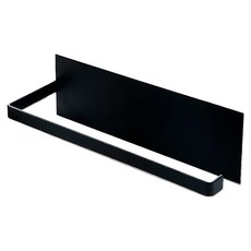 冰箱磁吸式廚房紙巾架, 黑色, 25.5CMx6CMx6.5CM, 碳鋼+磁鐵, 1個