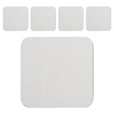 矽藻土托盤杯墊 A款 8 x 8 cm, 5個, 白色