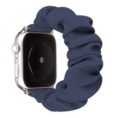 w9999 Apple Watch 髮圈錶帶, 海軍藍