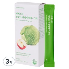 에스더포뮬러 여에스더 맛있는 애플양배추 스틱, 280g, 3개