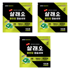 살래오 클린업 고농축 캡슐세제, 3개, 100개입