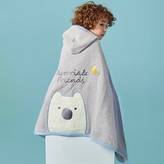 Victoria&Friends 【兒童沙灘裝】加厚機智竹沙灘巾