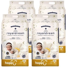 hoppi 皇家系列 嬰兒黏貼型尿布 6~11kg, M, 176片