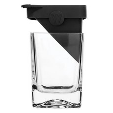 CORKCICLE. 酷仕客 威士忌冰鎮杯 - 玻璃杯 矽膠冰塊, 8.5 x 8.5 x 10.5cm, 1個