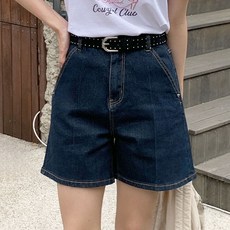 afinar 女性Essential原色丹寧短褲