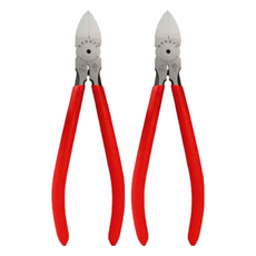 페어포스 수구집게 크로스 니퍼 펜치 레드 150mm, 2개