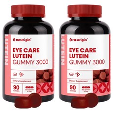 엔젯오리진 아이케어 루테인 구미 3000 90p, 90정, 2개