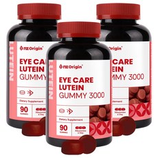nz Origin 葉黃素3000軟糖, 90顆, 3罐
