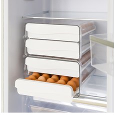 Nature Living EGGSSOK 雙層60格雞蛋托盤收納盒, 1個, 混合色