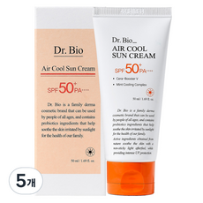 Dr.Bio 清涼物理性防曬霜 SPF50+ PA++++, 5個, 50ml