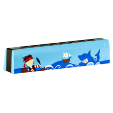 木製仙子海盜口琴 13 x 2 x 2cm, 不適用, 顏色隨機, 1個