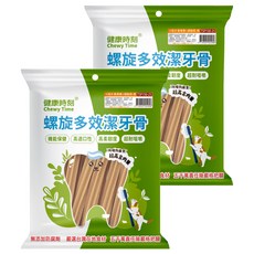 Chewy Time 健康時刻 螺旋雙效無穀潔牙骨 長 關節養護 小型犬用, 無穀, 120g, 2包