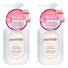 Purebble 優質柔和洗手慕斯 粉紅莓果香, 300ml, 2瓶