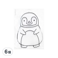 AMOS 阿摩司 壓克力模型版小-S64 國王企鵝, 6個