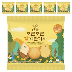 에코맘의산골이유식 산골쌀쿠키, 쌀계란, 40g, 6개