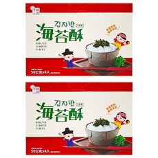 韓味不二 海苔酥禮盒 4包, 200g, 2盒