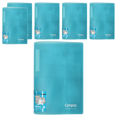 KOKUYO 國譽 Campus 大開口文件夾 A4, 藍綠色, 6本