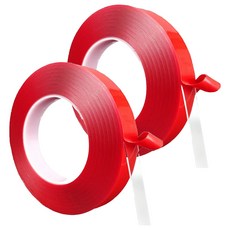透明壓克力泡棉雙面膠帶 2.5cm x 10m x T 0.8mm, 2個