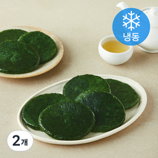 온기루 쑥개떡 (냉동), 500g, 2개, 1개입