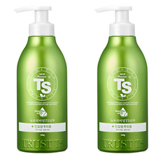 TRUST TS 油性頭皮用優質強健髮根洗髮精, 2個, 500g