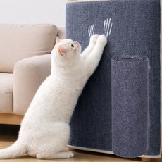 또드림 접착식 고양이 스크래쳐 대형 카페트 부착 고양이 수직 스크래처, 네이비, 1개