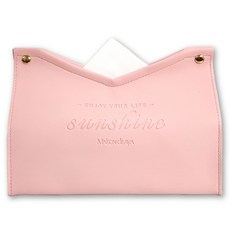 MaisonDeAya 面紙盒, 粉紅色, 1個