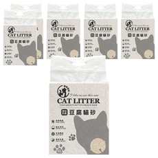 咪咪貓砂 植物貓砂, 原味奶香, 2kg, 6袋