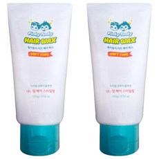 TONKY 兒童髮蠟軟型, 12個月以上適用, 輕鬆去除, 乳液般柔軟味道, 清新可人, 100ml, 2條