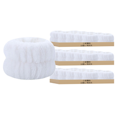 小麥購物 洗臉手腕帶 E067 10個, 時尚灰, 3組