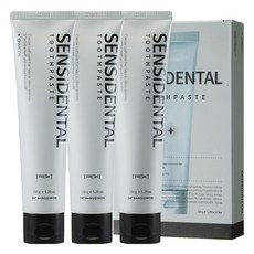 DR BANGGIWON Sensidental木炭牙膏 新鮮, 150g, 3個
