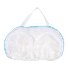 無印風手提內衣洗衣袋 洗衣網 30 x 20cm, 藍色, 1個