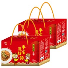 大甲佳旭 平安發財麵 Set, 10包入, 嚴選非基因改造黃金小麥, 非油炸無漂白, 20包