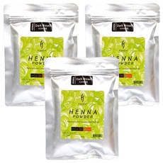 코겐 헤나파우더 염색약 100g, 다크브라운, 3개