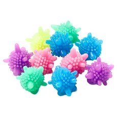 去污防纏洗衣球 高效能 10入組(3入包+1入) 防衣物打結, 混色