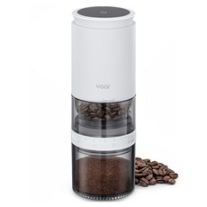 보아르 모노 전동 커피 그라인더 무선 자동 원두분쇄기, VBLD-009WH