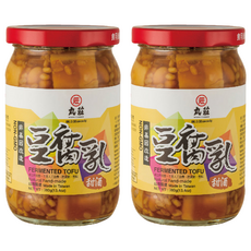 丸莊醬油 甜酒豆腐乳 非基因改造, 380g, 2罐