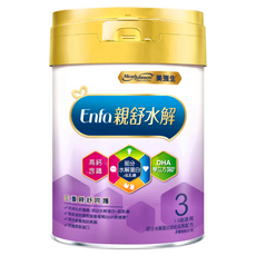 Mead Johnson 美強生 親舒部分水解3號蛋白幼兒成長配方奶粉 1~3歲, 800g, 1罐