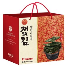 SUNI COOK 順伊奶奶 海苔原味禮盒 27g 3袋, 81g, 1盒