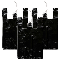 애니돌 손잡이 마트봉투 검정, 20L, 300개