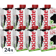 MLEKPOL 와치아테 멸균우유 3.2%, 500ml, 24개