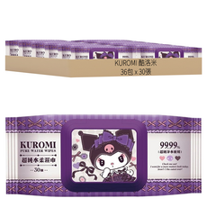 KUROMI 酷洛米 超純水柔濕巾 加蓋, 30張, 36包