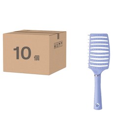 莫蘭迪排骨梳，星空藍，25cm x 7cm，ABS材質, 10個