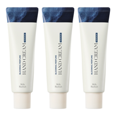 밀크바오밥 블루밍 퍼퓸 핸드크림 화이트머스크, 50g, 3개