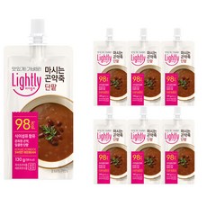Lightly 即食蒟蒻紅豆粥, 130g, 7入