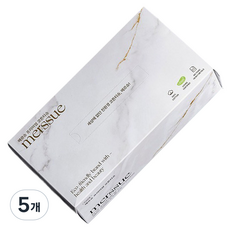 메르슈 프리미엄 코튼 각티슈 화이트, 5개, 80개입