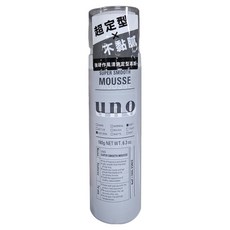 uno 強硬作風清爽定型慕斯, 180g, 1瓶